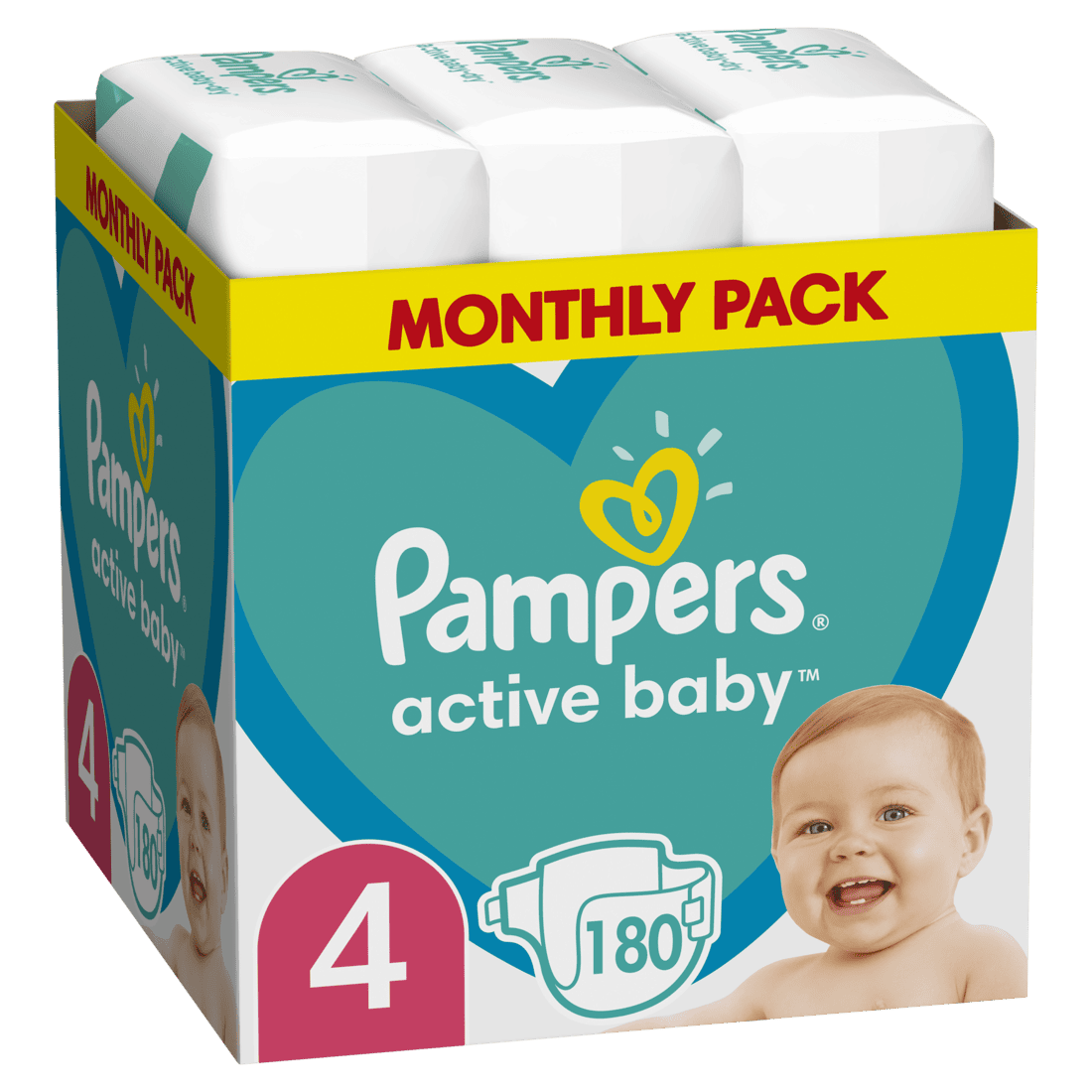 Пелени Pampers MSB S4 макси 180бр