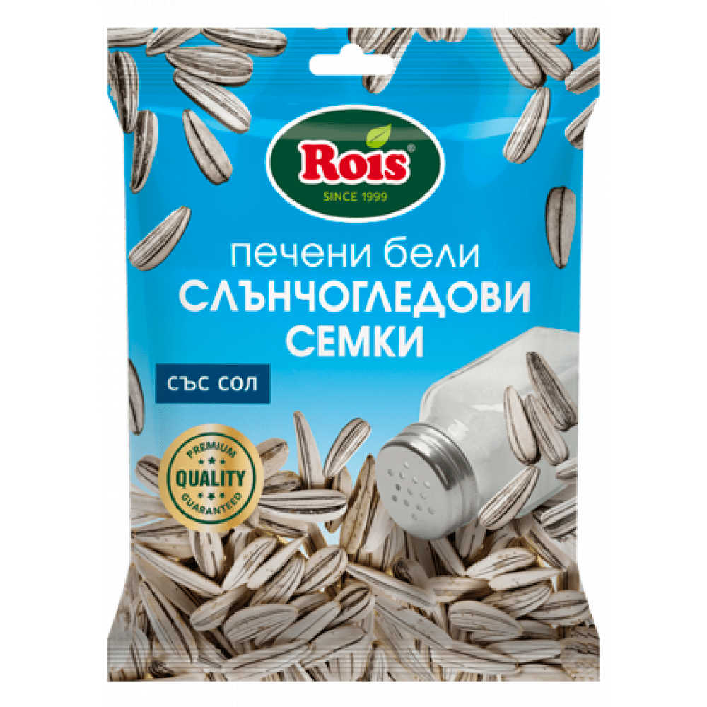Печени бели слънчогледови семки Rois 80гр