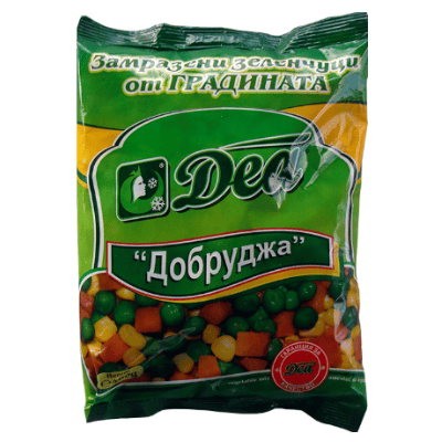 Замразена  Зел. смес Добруджа Деа 400гр