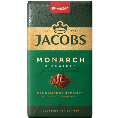 Кафе Jacobs Monarch мляно 500гр