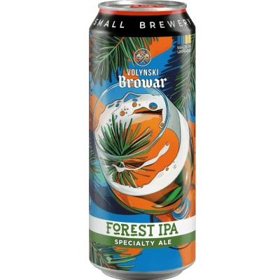 Бира Volynski Browar forest ipa кен 0.5л