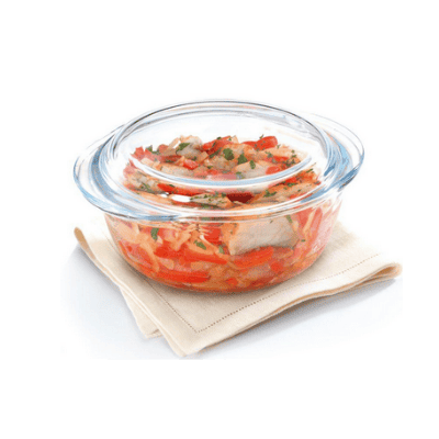 Pyrex  кръг.тенджера с капак 27x23x11см 3л