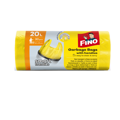 Торби за смет Fino с дръжки 20л/30бр