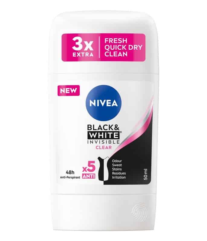 Дез.стик Nivea Black & White Clear 50 мл