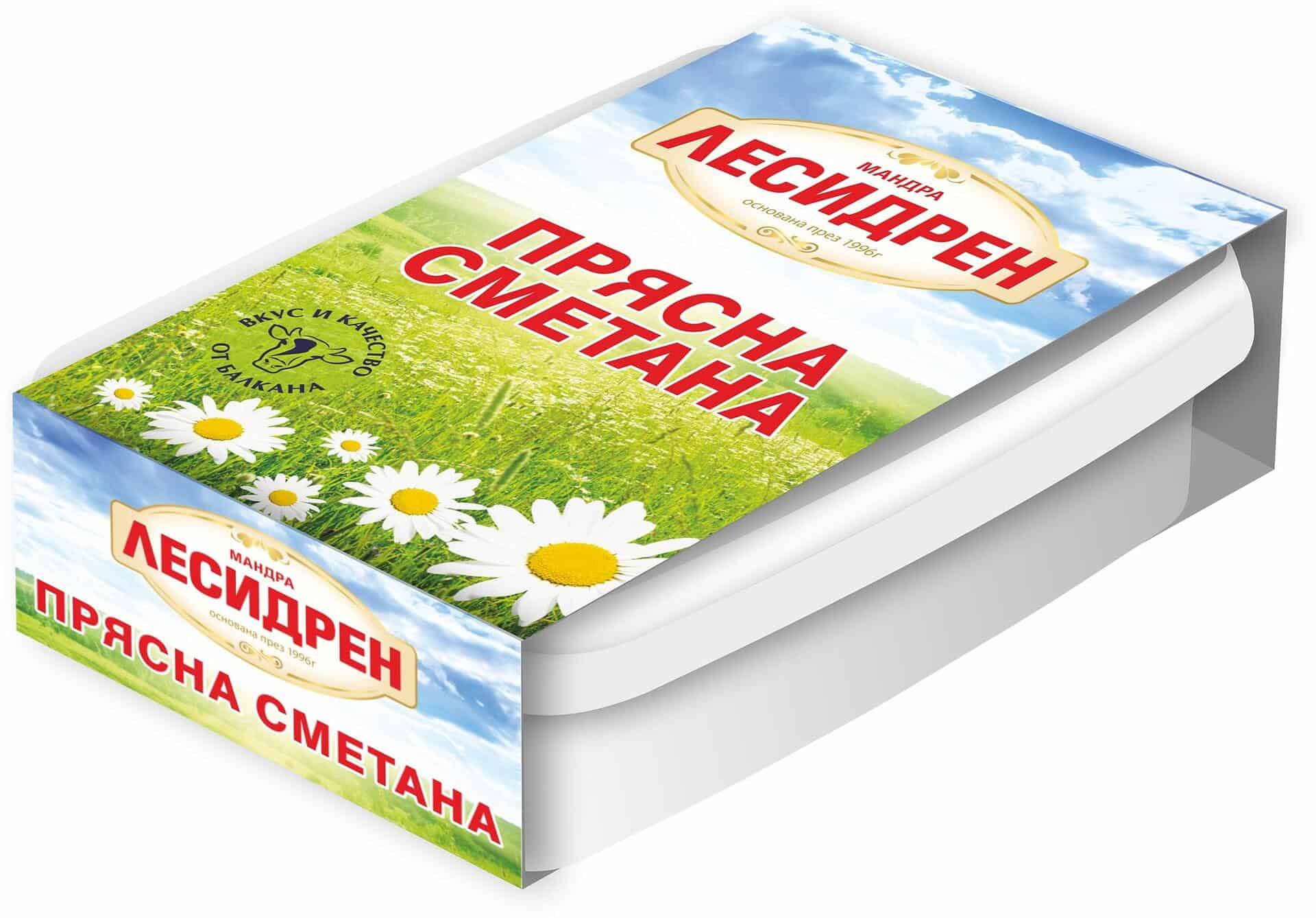 Сметана прясна Лесидрен 200 гр