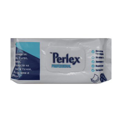 Влажни кърпи за повърх.Perlex проф.80бр