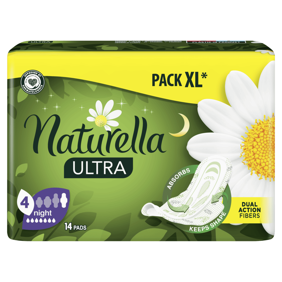 Превръзки Naturella Ultra Night duo 14бр