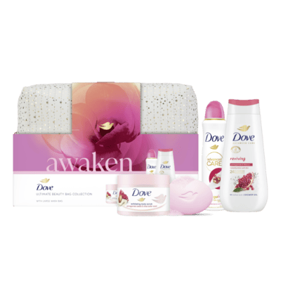 Комплект Dove Awaken с несесер, 4 части