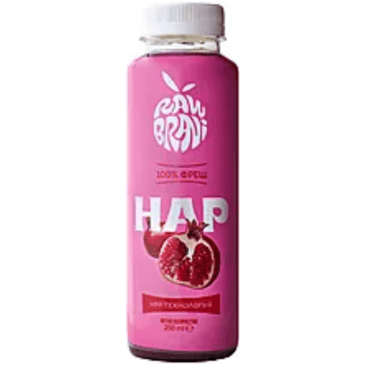 Raw brani нар 100% 250мл