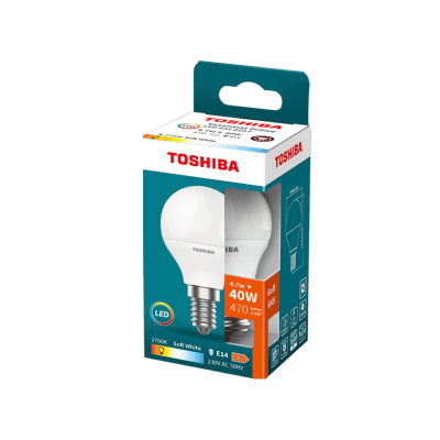 Led крушка Toshiba м.балон 40w/E14/470LM
