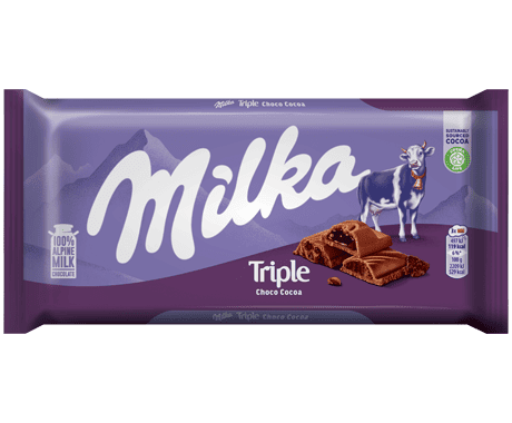 Шоколад Milka Triple Шоколад 90гр