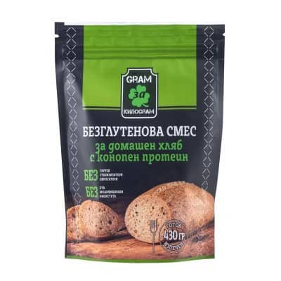 Безглут.смес за хляб коноп грам 240гр