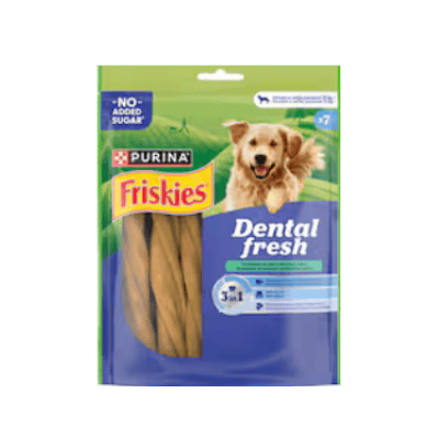 Friskies дентал фреш средни породи 180гр.