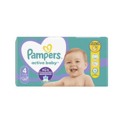 Пелени Pampers JPM S4 62бр