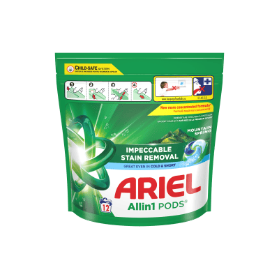 Капсули Ariel 3в1 Планинска пролет 12бр