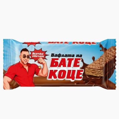 Вафла бате коце мл.шок 50гр