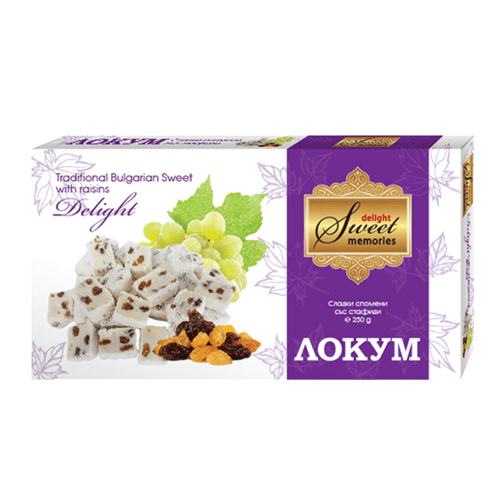 Локум със стафиди Sweet Memories 250гр