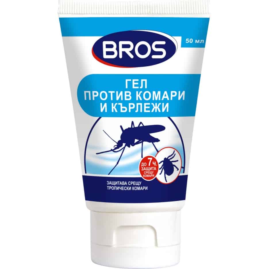 Гел п/в комари и кърлежи Bros 50 мл