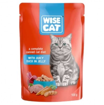 Храна Wise cat патешко в сос 100 гр