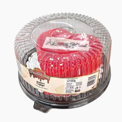 Торта валентинка баварски крем 650гр