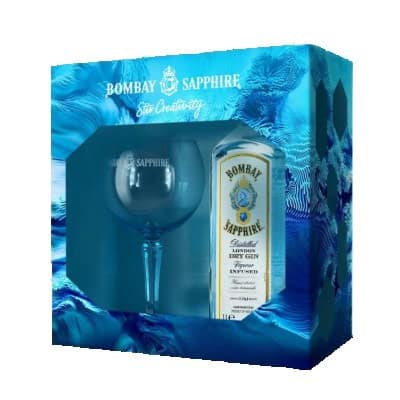 Джин Bombay Sapphire 0.7л + копа чаша