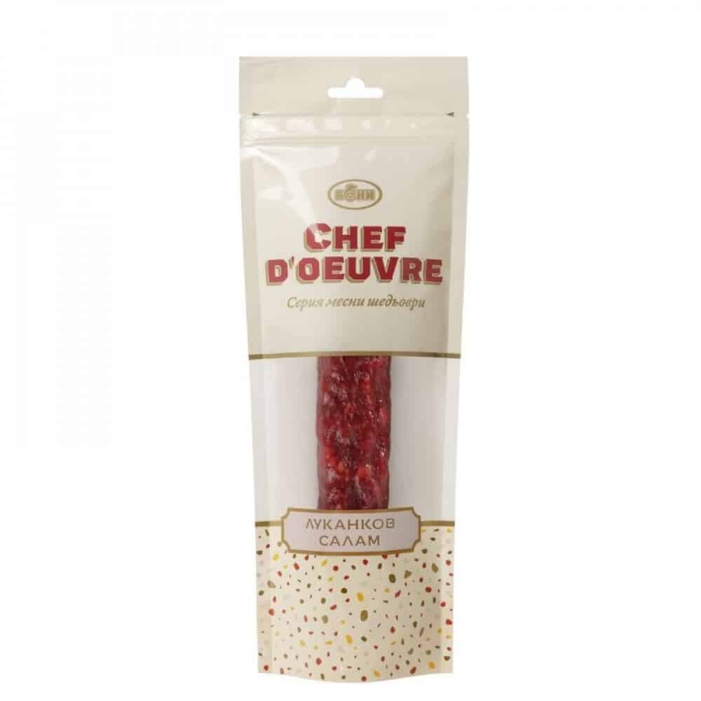 Луканков салам Бони Chef D`oeuvre 200гр