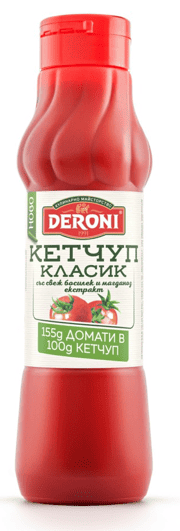 Кетчуп Deroni класик 500гр