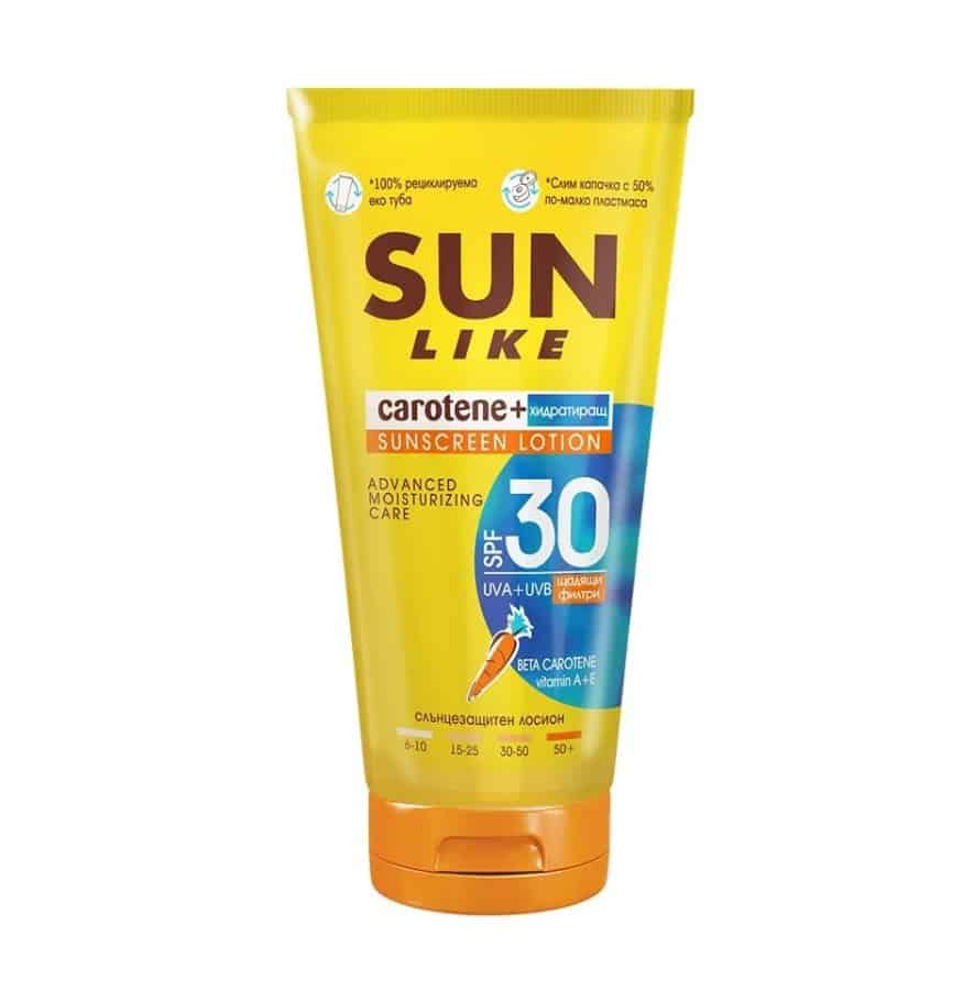 Лосион слънцез.Sun Like spf 30 еко 125мл