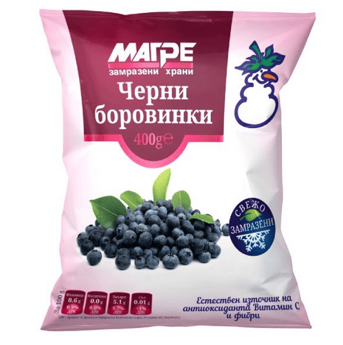 Замразени боровинки, Магре 400 гр