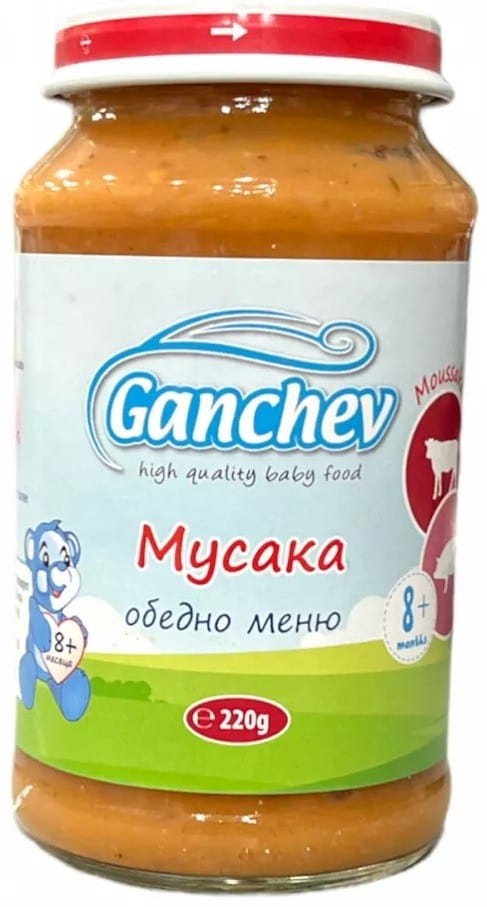 Пюре Ganchev Обедно Меню Мусака 220 гр