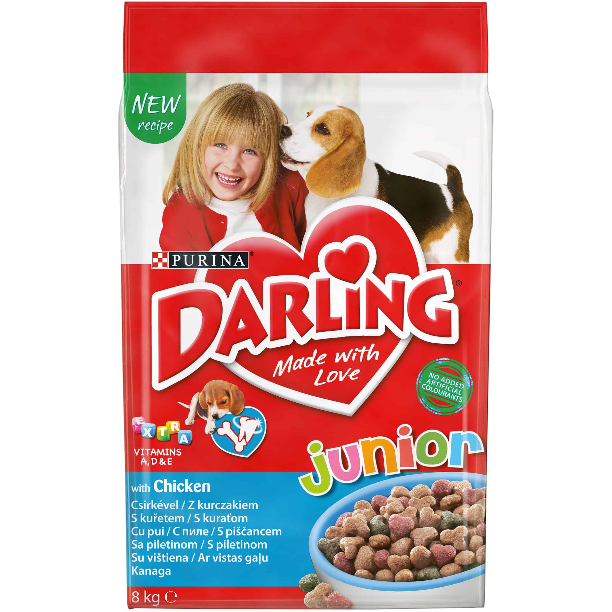 Храна Darling суха храна за кученца до 1 година, 8 кг