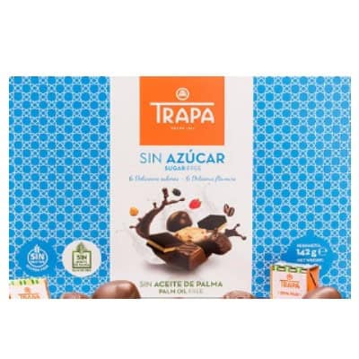 Шок.бонбони Trapa без захар 142 гр