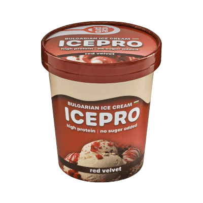 Протеинов сладолед Icepro с ч.кадифе 450мл