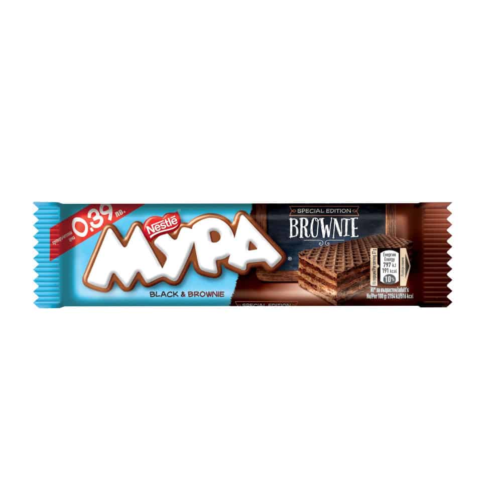 Вафла Мура Black&Brownie 30гр