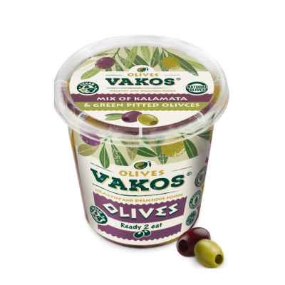 Маслини Vakos микс без костилка 200гр