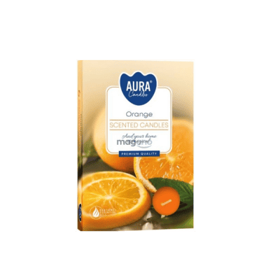 Свещи чаени Портокал 6бр