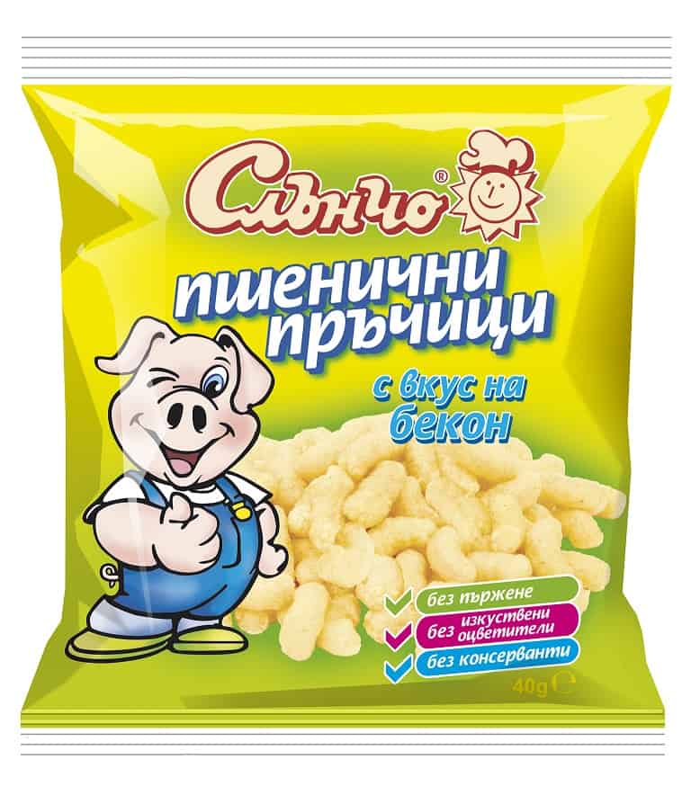 Пръчки Слънчо Бекон 40гр