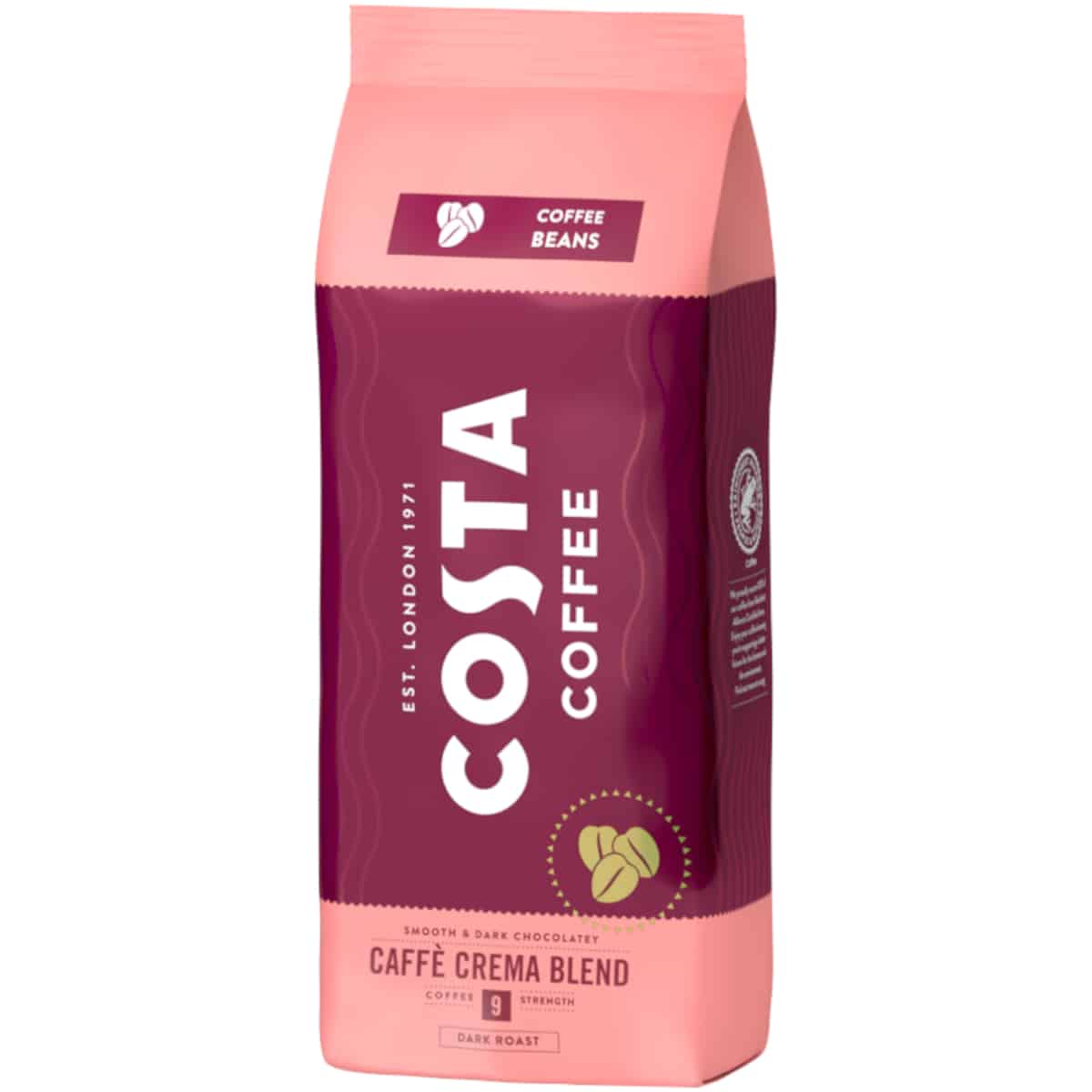 Кафе на зърна Costa Crema Blend 1кг