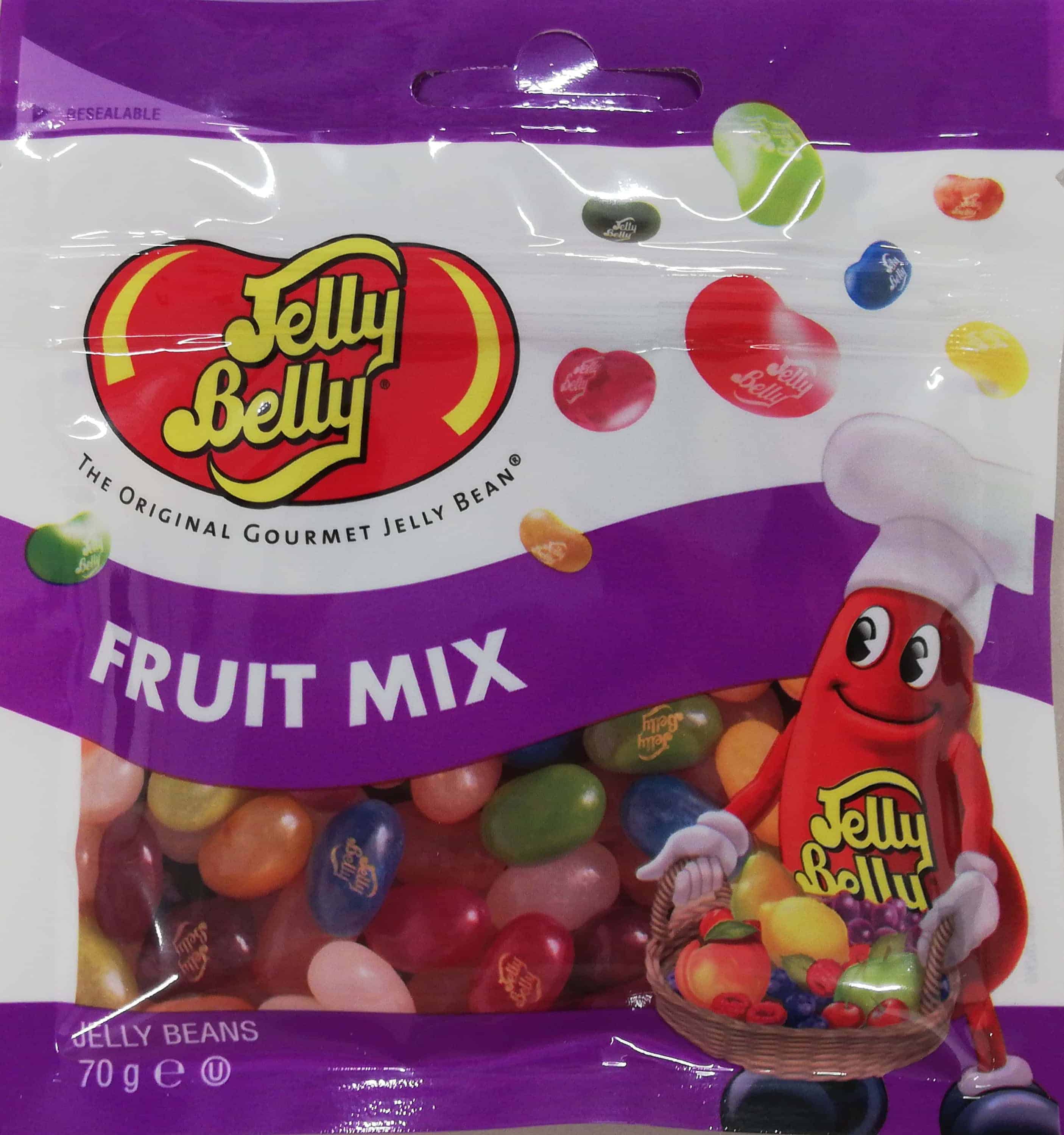 Жел.бонбони Jelly Belly с плодов микс 70гр