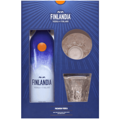 Водка Finlandia  0.7л + чаша