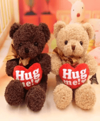 Плюшено мече Hug Me 30см