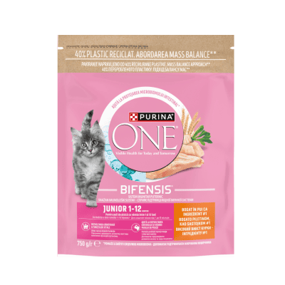 Храна purina one junior пиле 750гр коте