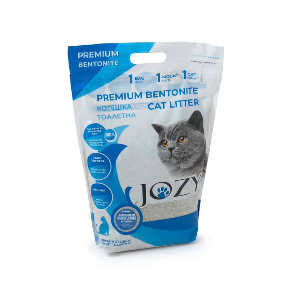 Котешка тоалетна бенто Jozy цветя 5 л