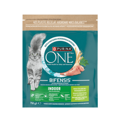 Храна purina one пуйка 750гр коте