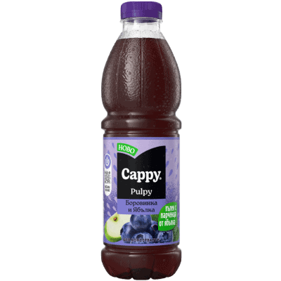 Плод.напитка Cappy Pulpy Бор.&Ябълка 1л