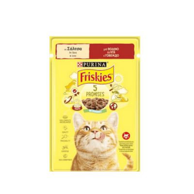 Храна  Friskies заек/говеждо 85 гр.