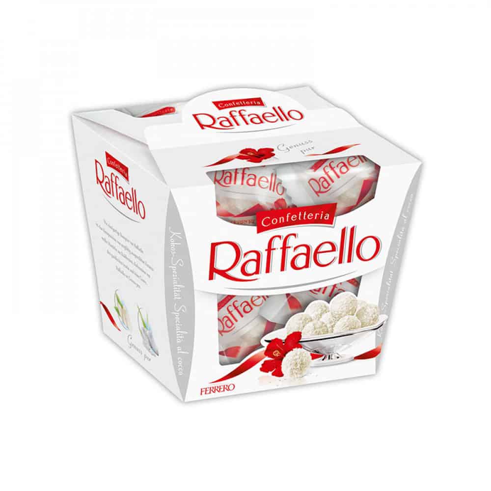 Шоколадови бонбони Raffaello 150 гр./15бр 