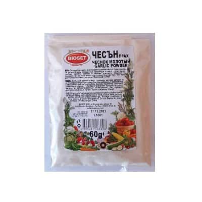 Чесън на прах Биосет 60 гр