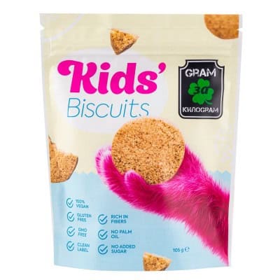 Безглут.бисквити детски грам 100гр