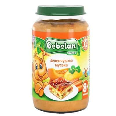 Пюре Bebelan Зеленчукова Мусака 8м+ 220гр